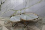 Conjunto de Centro Dourado Espelhado
